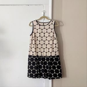 Silk/cotton blend mod dress